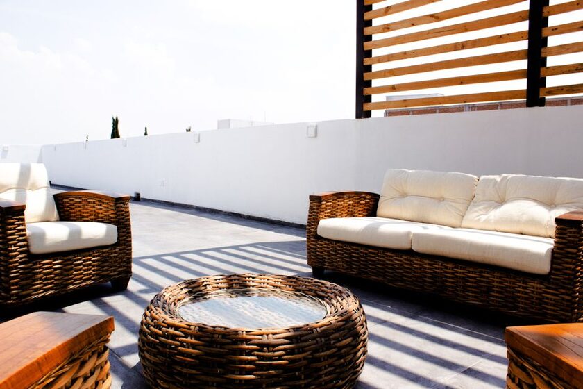 Salon de jardin bain de soleil & hamac